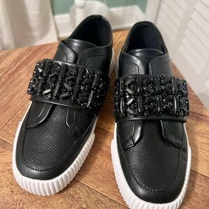 New Karl lagerfeld Embellished Slip-On Sneakers
